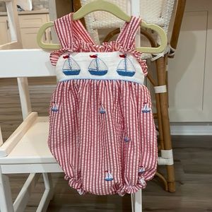 Cecil and Lou summer stripe bubble